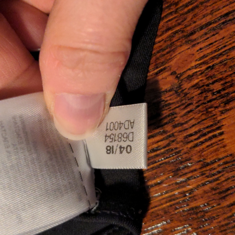 NWOT! Adidas Logo Climatech Black Sports Bra Size S - Picture 14 of 15